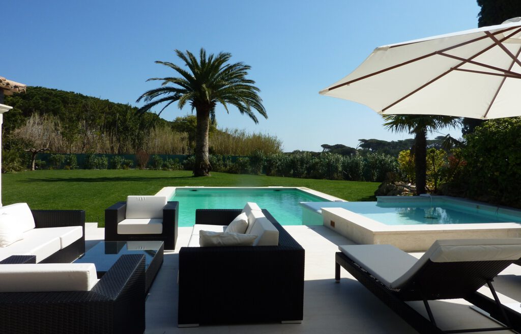 Terrace at Villa Club 33, Saint-Tropez
