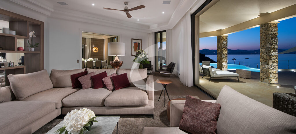 View at Villa Water’s Edge, Saint-Tropez